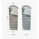 Спальный мешок Naturehike M300 (Левый), серый в Москве