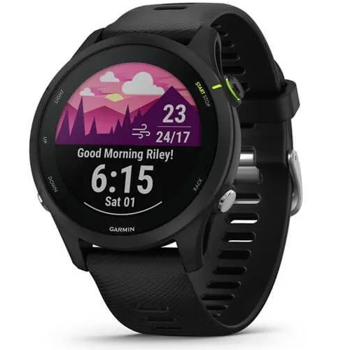 Умные часы Garmin Forerunner 255 Music, черный 010-02641-30 в Москве