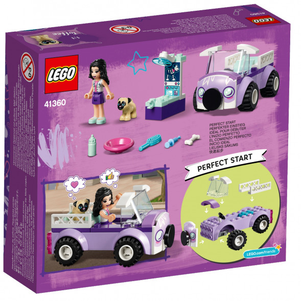 Конструктор LEGO Friends 41360 Передвижная ветклиника Эммы в Москве