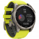 Умные часы Garmin Fenix 8, 51 мм, Solar, Sapphire Titanium with AMP Yellow/Graphite Silicone Band 010-02907-20 в Москве