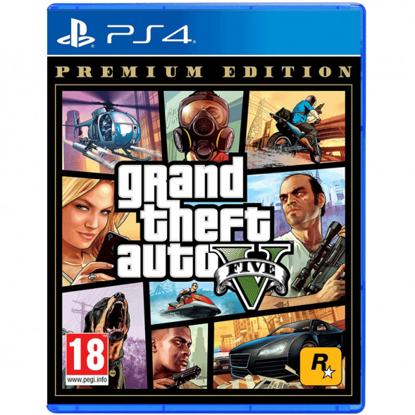 Grand Theft Auto V Premium Edition [PS4, русские субтитры] в Москве