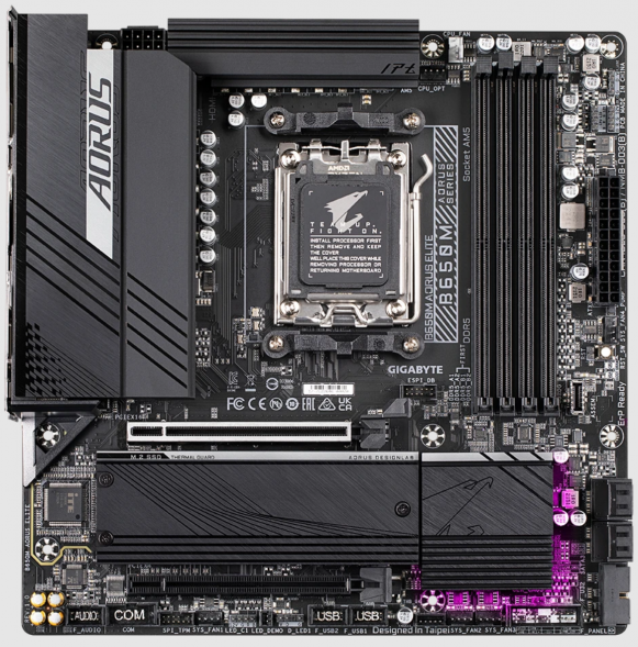 Материнская плата GIGABYTE B650M AORUS ELITE mATX в Москве