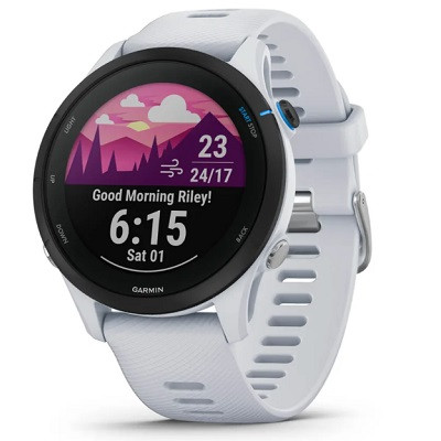 Умные часы Garmin Forerunner 255 Music, белый 010-02641-31 в Москве