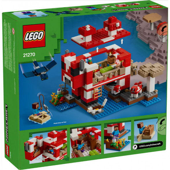 Конструктор LEGO Minecraft 21270 Грибной дом в Москве