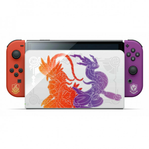 Игровая приставка Nintendo Switch OLED 64 ГБ, Pokemon Scarlet &amp;amp; Violet Edition в Москве