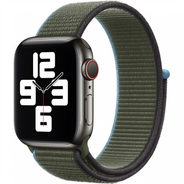 Ремешок для Apple Watch 44mm Inverness Green Sport Loop (MYA72ZM/A), зелёные холмы в Москве