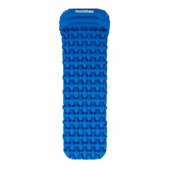Надувной коврик туристический Naturehike FC-12, синий в Москве