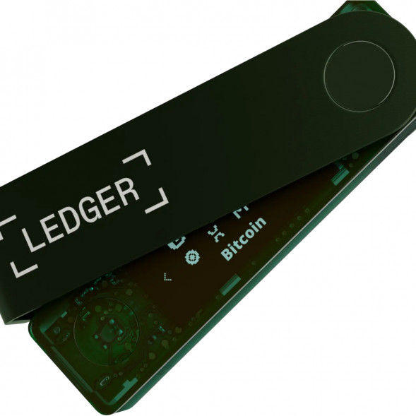 Аппаратный криптокошелёк Ledger Nano X, Emerald Green в Москве