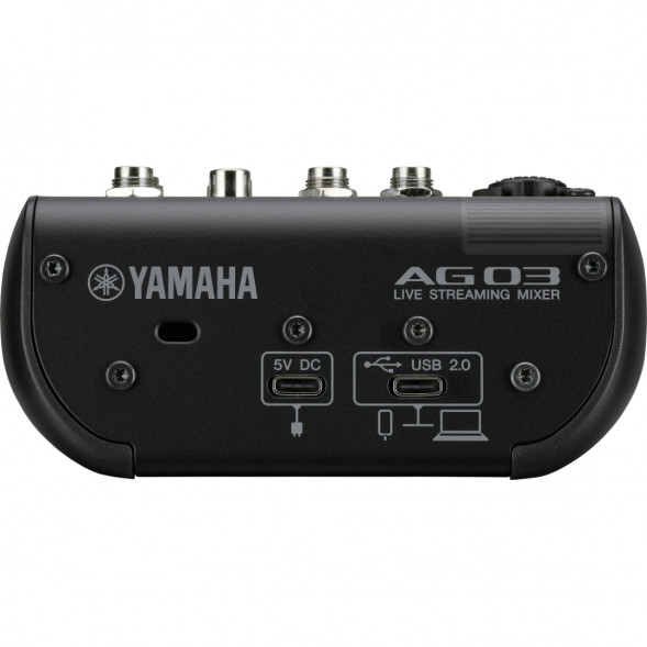 Микшер для стриминга Yamaha AG03MK2 LSPK Live Stream Black с аксессуарами в Москве