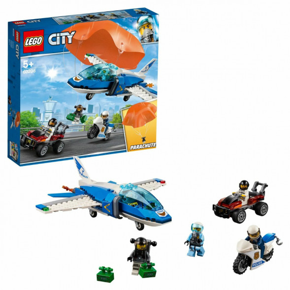 Конструктор LEGO City Police 60208 Воздушная полиция: арест парашютиста в Москве