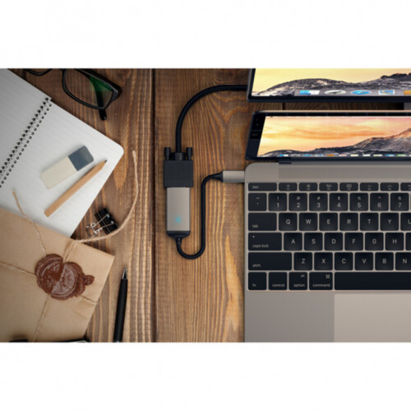 Адаптер Satechi USB Type-C to VGA , Space Gray в Москве