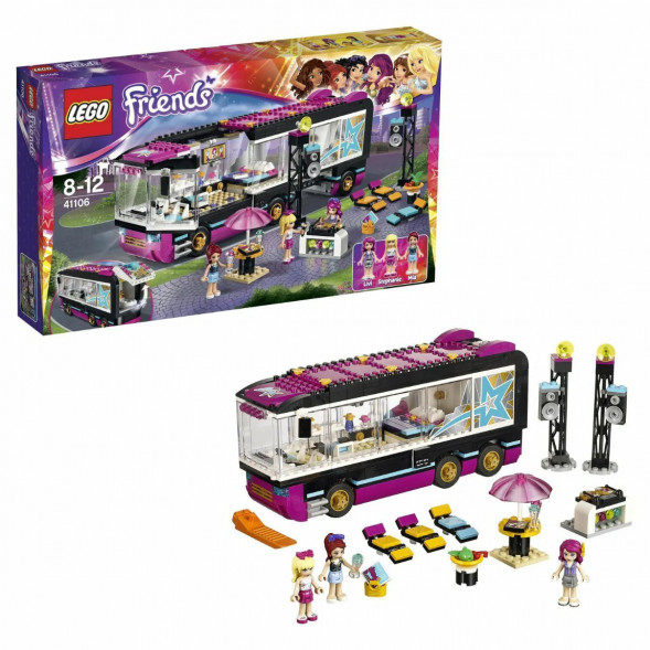 Конструктор LEGO Friends 41106 Поп звезда: гастроли в Москве