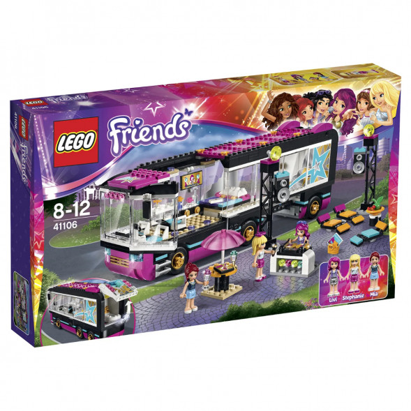 Конструктор LEGO Friends 41106 Поп звезда: гастроли в Москве