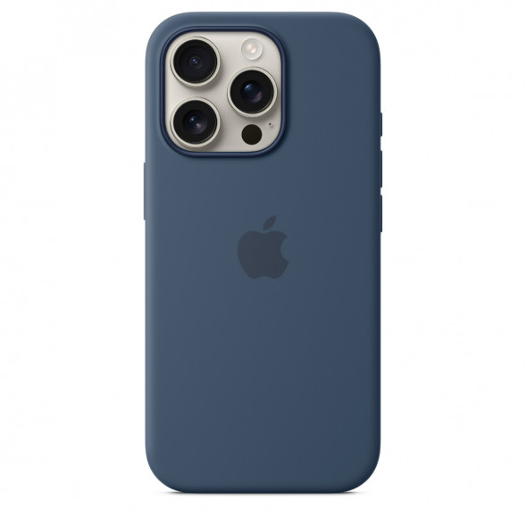 Чехол Apple iPhone 16 Pro Silicone Case with MagSafe, Denim (MYYK3ZM/A) в Москве