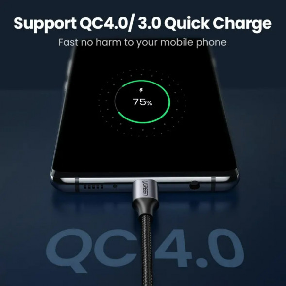 Кабель USB Type-C/Type-C Ugreen 60W, 1 м в Москве
