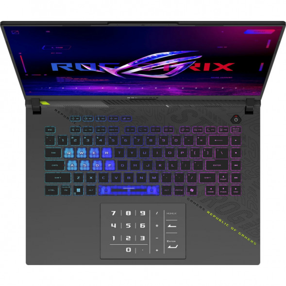 Ноутбук ASUS ROG Strix G16 G614FM-WS94 (16&amp;quot;, IPS, AMD Ryzen 9 9955HX 2.5ГГц, 16 ядер, 16ГБ DDR5, 1ТБ SSD, NVIDIA GeForce RTX 5060 8 ГБ, Windows 11 Home), серый в Москве