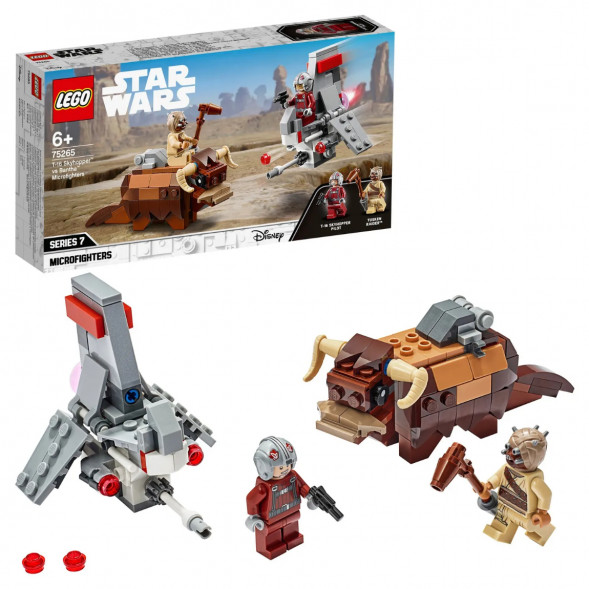 Конструктор LEGO Star Wars 75265 Микрофайтеры Скайхоппер T-16 против Банты в Москве