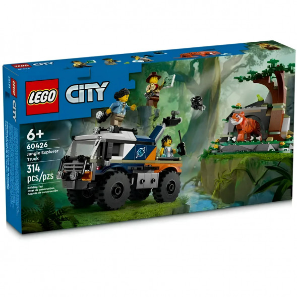 Конструктор LEGO City 60426 Внедорожный грузовик Исследователь джунглей в Москве