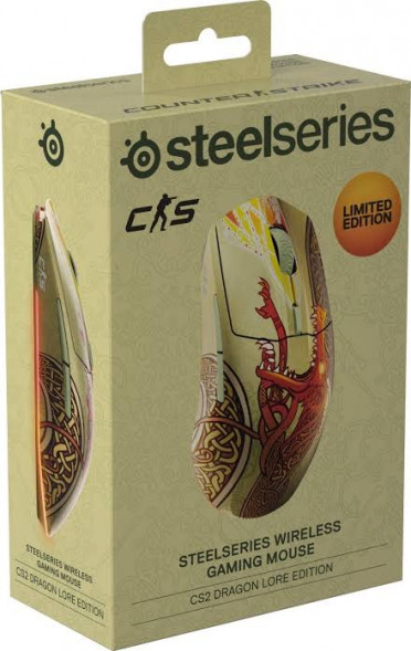 Беспроводная игровая мышь Steelseries CS2 Dragon Lore WL + USB Type-A 18000 DPI в Москве
