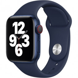 Ремешок для Apple Watch 44mm Deep Navy Sport Band (MYAX2ZM/A), тёмный ультрамарин