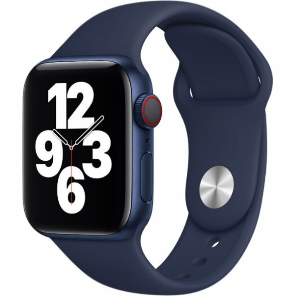 Ремешок для Apple Watch 44mm Deep Navy Sport Band (MYAX2ZM/A), тёмный ультрамарин в Москве