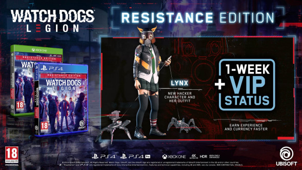 Игра Watch Dogs: Legion. Resistance Edition [PS4, русская версия] в Москве