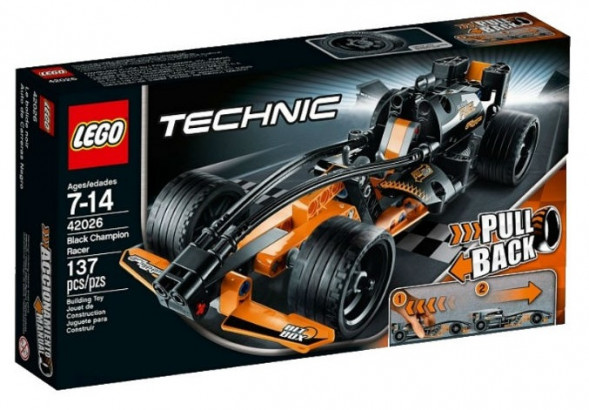 Конструктор LEGO Technic 42026 Чёрный гоночный автомобиль в Москве