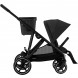 Детская коляска Cybex Gazelle S BLK Moon Black с корзиной и дождевиком в Москве