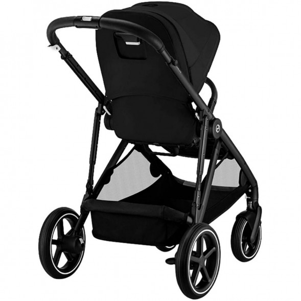 Детская коляска Cybex Gazelle S BLK Moon Black с корзиной и дождевиком в Москве