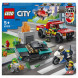 Конструктор LEGO City Fire 60319 Пожарная бригада и полицейская погоня в Москве