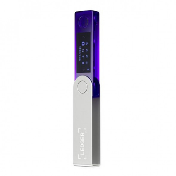 Аппаратный криптокошелек Ledger Nano X, Cosmic Purple в Москве