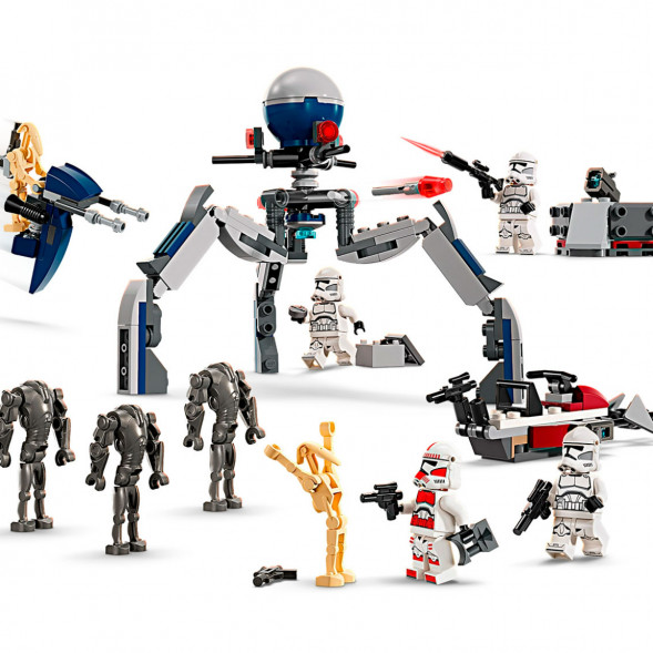 Конструктор LEGO Star Wars 75372 Боевой набор солдат-клонов и боевых дроидов в Москве