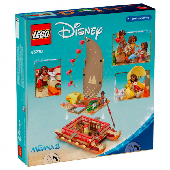 Конструктор LEGO Disney 43270 Моана: приключение на каноэ в Москве