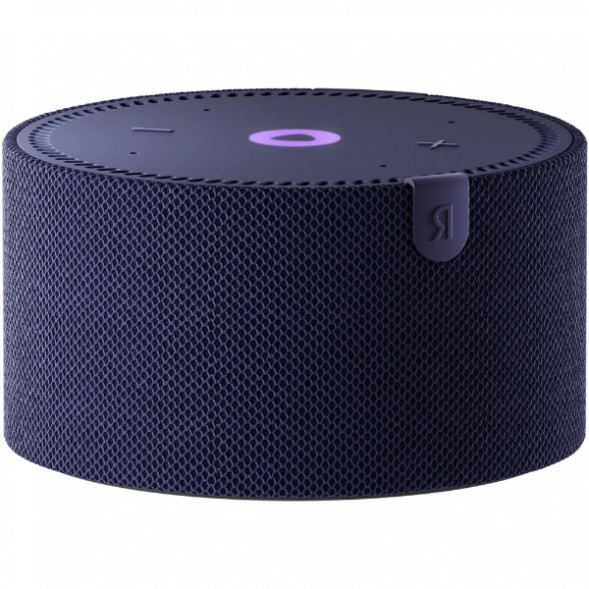 Умная колонка Яндекс Станция Мини (без часов), cиний сапфир в Москве