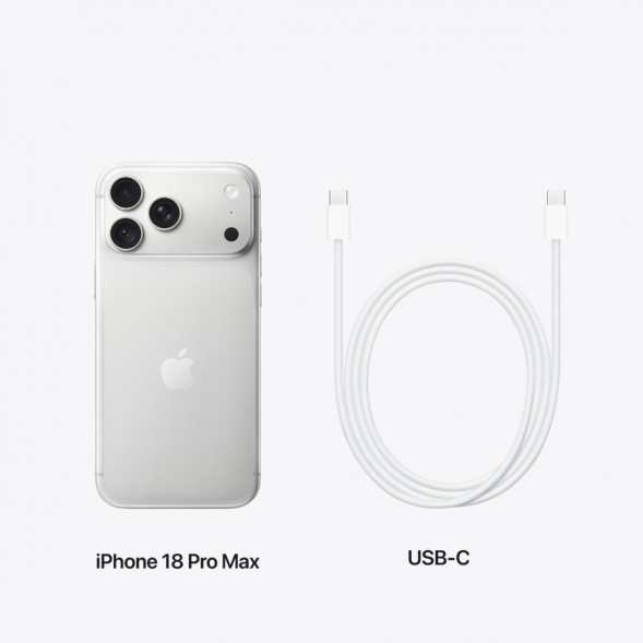 Смартфон Apple iPhone 18 Pro Max 1TB (eSIM), Silver в Москве