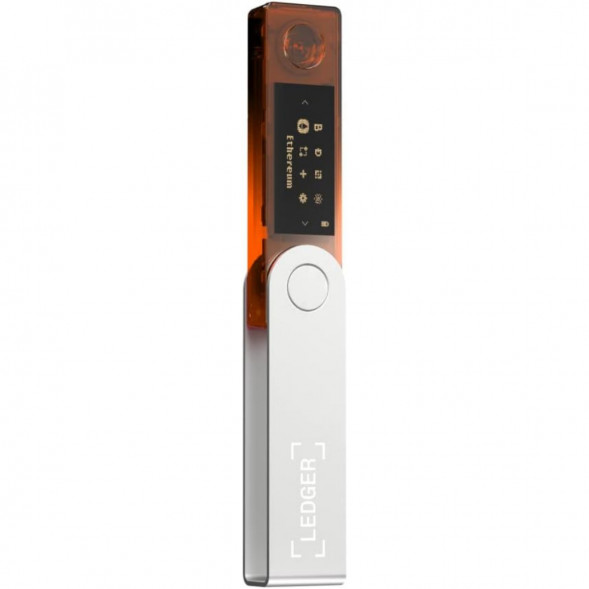 Аппаратный криптокошелек Ledger Nano X, BTC Orange  в Москве