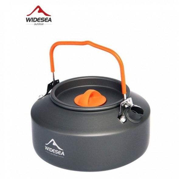 Чайник походный Widesea 1 литр, темно-серый в Москве