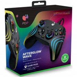 Геймпад проводной PDP для Xbox Afterglow Wave, Black
