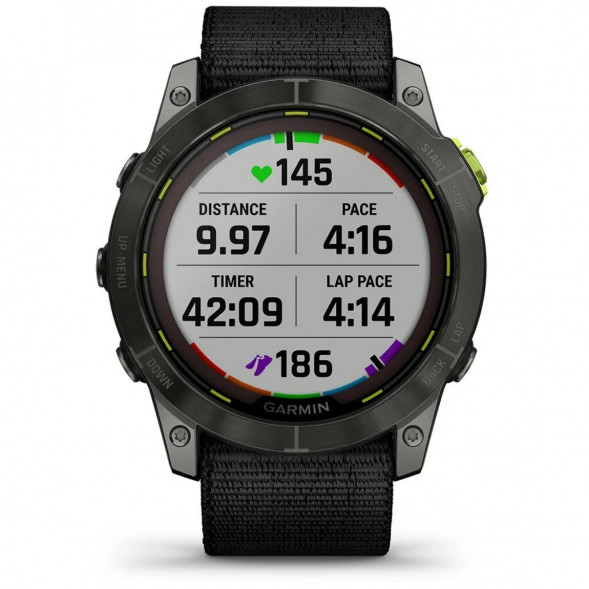 Умные часы Garmin Enduro 2 угольно-серый DLC титановый с нейлоновым ремешком UltraFit 010-02754-01 в Москве