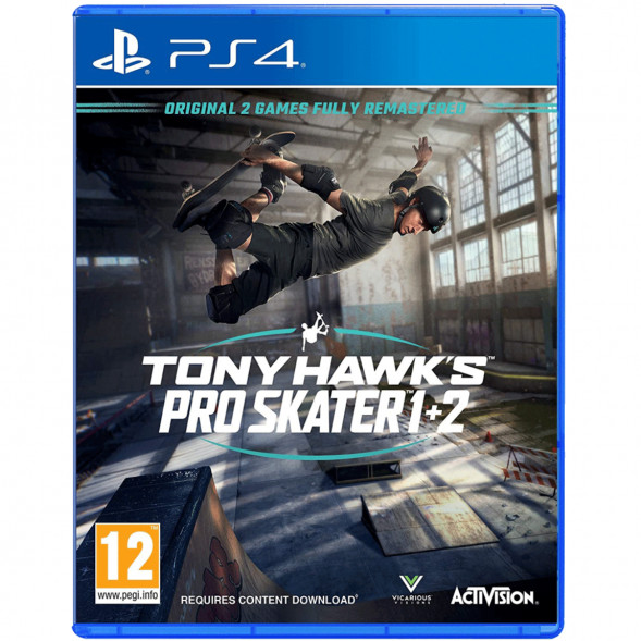 Игра Tony Hawk&amp;#039;s Pro Skater 1 + 2 [PS4, английская версия] в Москве