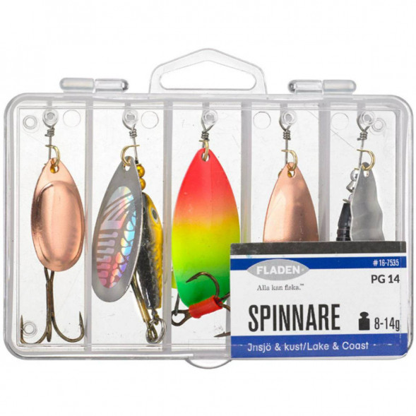 Набор блесен Fladen #16-7535 (5 шт в наборе) в Москве