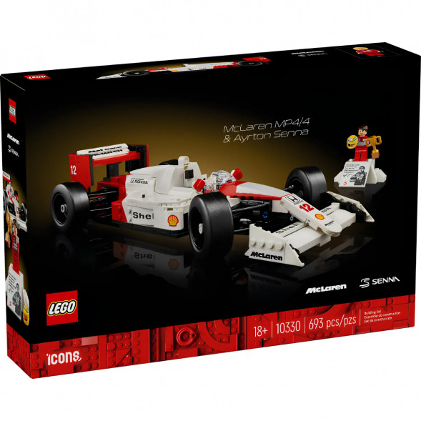 Конструктор LEGO Коллекционные наборы 10330 McLaren F1 MP4/4 и Айртон Сенна в Москве