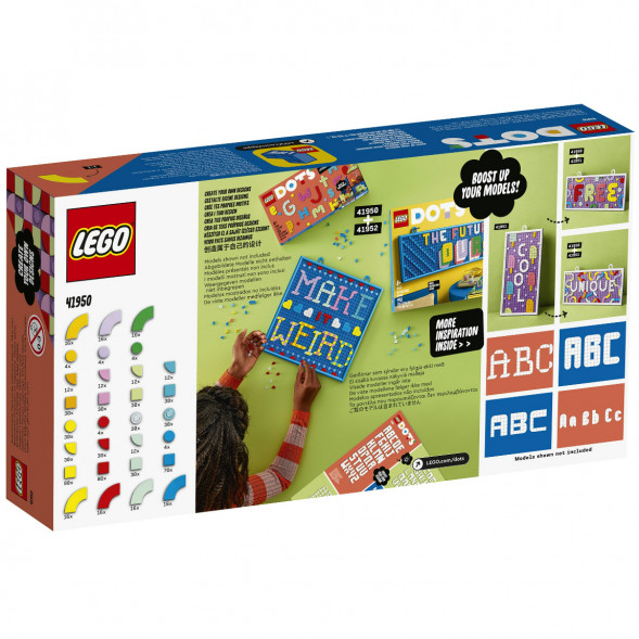 Конструктор LEGO 41950 Большой набор тайлов: буквы в Москве