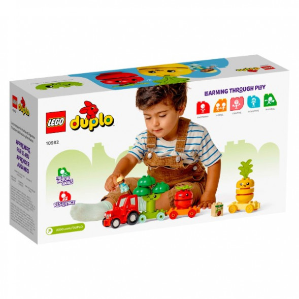 Конструктор LEGO DUPLO 10982 Трактор для перевозки овощей и фруктов в Москве