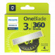 Сменные лезвия Philips OneBlade 360 QP430/50, 3 штуки в Москве