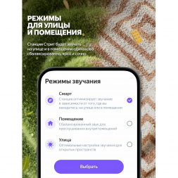 Умная портативная колонка Яндекс Станция Стрит с Алисой, черный