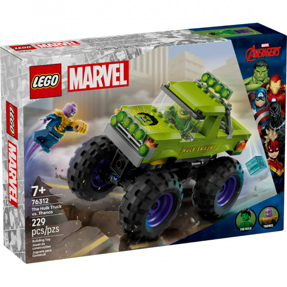 Конструктор LEGO Super Heroes 76312 Халк на внедорожнике против Таноса в Москве