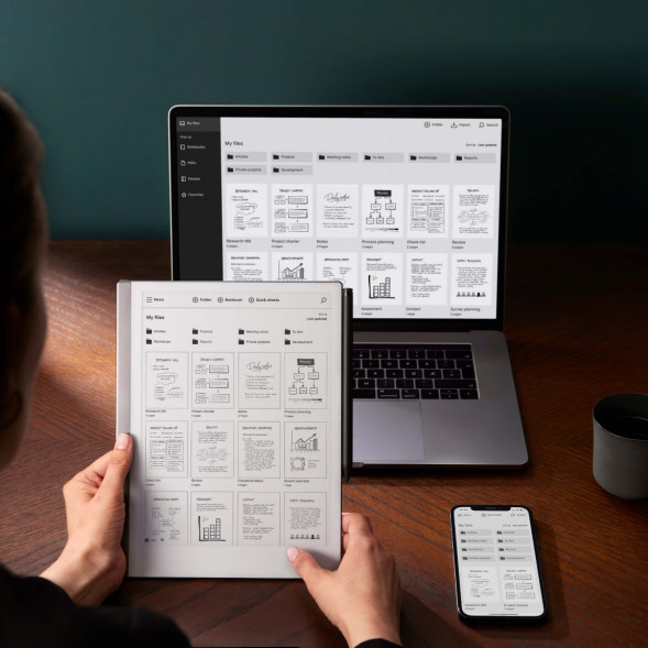 Графический планшет reMarkable 2 со стилусом Marker Plus и чехлом Book Folio черный (RM115) в Москве