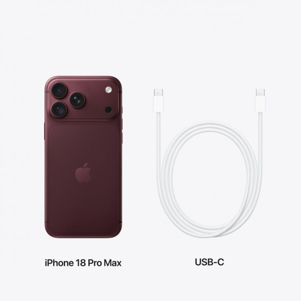 Смартфон Apple iPhone 18 Pro Max 1TB (SIM + eSIM), Burgundy в Москве