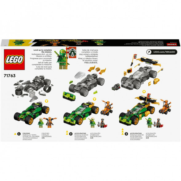 Конструктор LEGO Ninjago 71763 Гоночный автомобиль ЭВО Ллойда в Москве